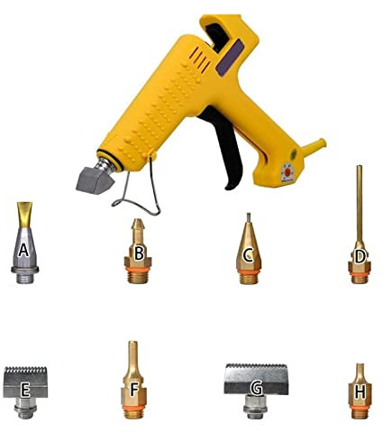 Pistola per colla a caldo Aste Ad Alta Potenza Da 250 W For Pistola For Colla La Temperatura Di Produzione Commerciale Professionale Può Essere Regolata Strumento Di Fusione A Caldo (Color : CPS-7,