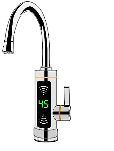Electric Heating Tap Kitchen Bathroom Fast for INSTANT Hot Water Heater Faucet 360°