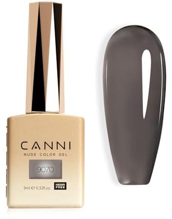 CANNI UV Gellack Natur Grau UV Nagellack Gel UV Transparent Grey Töne Serie Farbe Gel Nagellack Soak Off UV LED gellack für UV Lampe