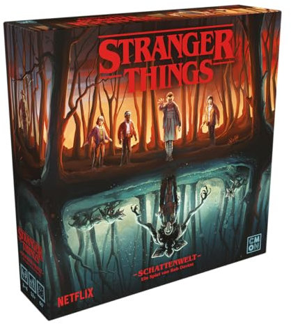 CMON, Stranger Things: Schattenwelt, Kennerspiel, Brettspiel, 2-4 Spieler, Ab 12+ Jahren, 60 Minuten, Deutsch, Mehrfarbig, Bunt