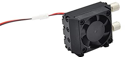 JMorCO Hydraulikwerkzeuge - Mini-Hydrauliköl-Metallkühler mit Lüfter für 1/14 1/12 RC-Bagger-Muldenkipper-Autoteile für Zuhause, Auto, Fabrik