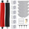 Pièces de Rechange pour Roborock S8 Pro UItra Accessoires 6 Sacs à Poussière,5 Chiffons de Nettoyage Antibactériennes à Ions d'argent,4 Brosses Latérales,2 Filtres, 2 Brosses Principales