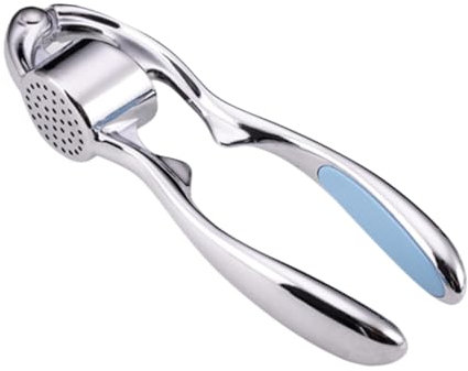 SHOWERORO Garlic Mincer Garlic Squeezer Garlic Crusher Tool Grillers Garlic Press Ginger Crusher Garlic Press Kitchen Garlic Zester Lemon Hand Juicer Ginger Press Tool Mincing Garlic Blue