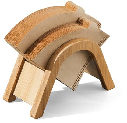 FEMONGY kaffeefilterhalter filtertütenhalter wand, kaffefilterhalterung, kaffeefilter aufbewahrung - Halter für Kaffeefilter zur Aufbewahrung, 16*8*10cm