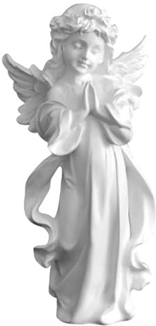 Figurine d'ange paisible, Statue d'ailes d'ange | Figurine d’Ange priant,Sculpture d'ange Gardien paisible pour décoration extérieure, Statues de décoration de Jardin pour pelouse, Patio, Cour, Cour