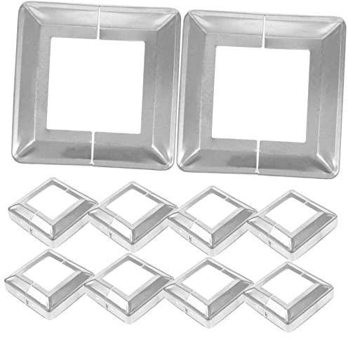 Angoily 10piezas Tapas Para Postes De Cubiertas Decorativas Hierro Resistente Unidades Para Terraza