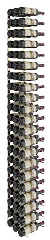 Premium Wine Cooler Refrigerator for 63 Bottles Golden Bronze Finish