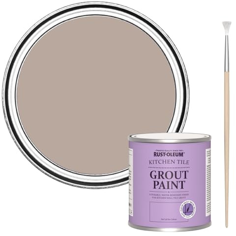 Rust-Oleum Stain-Resistant Kitchen Tile Grout Paint - Oatfield 250ml