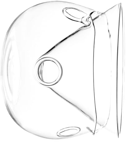 Alipis Bol Doble Capa para Cócteles con Recipiente para Hielo Seco Vidrio Transparente 370 Ml Ensaladera Decorativa para Bar y Hogar Bol para Salsas Heladas y Ensaladas