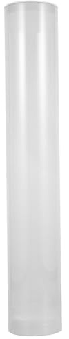Homoyoyo Tube Porte-Volants de Badminton Transparent Gris, Conteneur de Rangement Étanche pour 12 Volants, Accessoire Portable pour Entraînement Sportif Intérieur et Extérieur, Salle