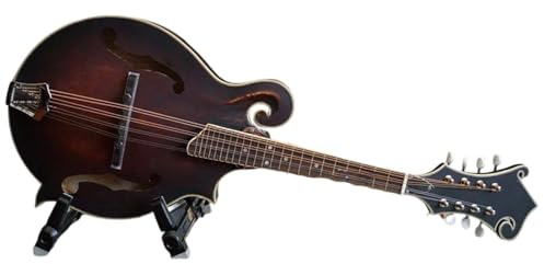 Mandolina Profesional Instrumento Musical Tablero Único Retro F Mandolina Principiante Adulto Profesional