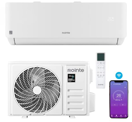 Rointe RX20 Split Aire acondicionado A+++ 2250 fg, Refrigeración y Calefacción, 9000 BTU, WIFI,Bomba Calor, Clase A+++/A++, Deshumidificador, Refrigerante R32 [Clase de eficiencia energética A+++]