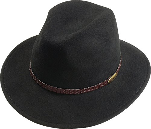 Harrys-Collection Herren rollbarer Hut Wollhut Outdoorhut, Marine, 56