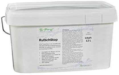 S-Pro® RutschStop Winterstreugranulat Eimer 10 Liter - abstumpfende Streusalz-Alternative ohne Tauwirkung - absolutes Naturprodukt - bodenverbessernd