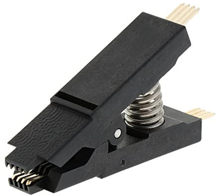perfk Testklammer SOIC8 SOP8 Test Clip Für EEPROM 24CXX / 25CXX / 93CXX Stift-IC Testklemme