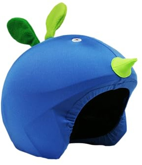 COOLCASC® Helmüberzug Universal - Kompatibel mit Fahrradhelm & Skaterhelm | Dehnbares Lycra passt auf jeden Helm, Einheitsgröße, personalisiere deinen Helm, einfach aufzuziehen, Geschenk Kinder