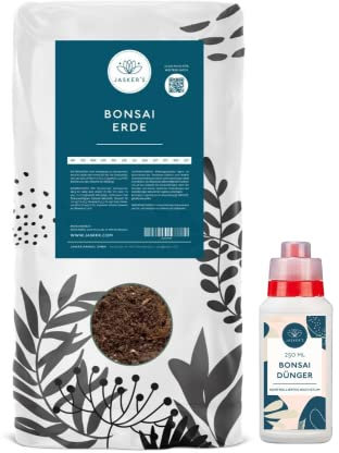 Bonsaierde 5 L + Flüssigdünger / Indoor Gärtnermischung für Bonsai und Nadelbäume