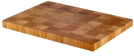 Stirnholz Schneidebrett Eiche 30 x 20 x 2,4 cm