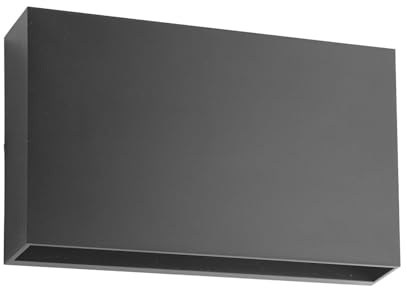 Lindby LED Wandleuchte außen Jarte (Modern) in Schwarz (1 flammig,) - Außenwandleuchten Wandlampe Led Außenlampe Outdoor für Außenwand/Hauswand Haus Terrasse &