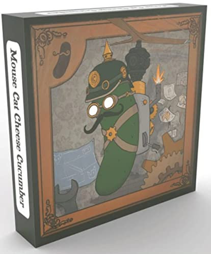 Atlas Games | Mouse Cheese Cat Cucumber | Puzzle Card Game | Ages 14+ | 1-4 Players | 13 Minutes Playing Time