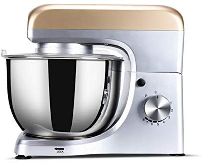 JHNEA Impastatrice Planetaria Multifunzione, 1000W - 8 velocità Impasto, Frusta a Foglia - Frusta a Filo - Gancio Impastatore, Sbattitore Elettrico Cucina, 5L,1000W