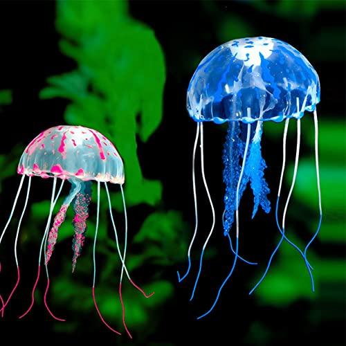 Aquarium Ornament Artificiale dell'Acquario di Meduse: Meduse Artificiali, Silicone, Fish Tank Decoration