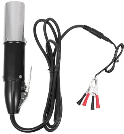 VINTORKY Práctico Raspador De Escamas De Pescado Máquina Raspadora De Escamas Eléctrica Fácil De Usar Incluye Clip De Batería Cable