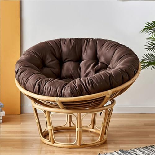 HOUSN 1,80x80cm, Papasansessel Kissen,Rund Papasan Sessel,Polster Für Papasansessel,Auflage,Polyrattan Sessel Hängesessel Kissen Papasan Stuhlkissen