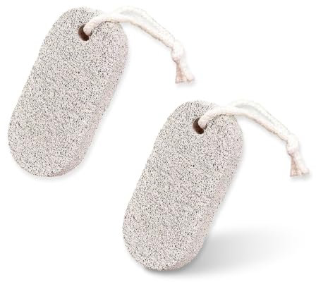 WeddHuis 2 piezas Piedra Pómez Natural, Pumice Stone Feet Care, Eliminar la Piel Muerta Callos para Pies y Manos, Herramientas de Pedicura de Lava, multicolor