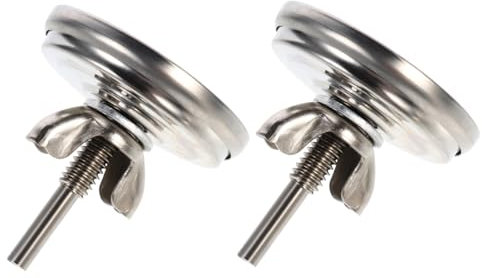 PHENOFICE Bimetall Grillthermometer Edelstahl Schnelles Ablesen Haushalts Backofenthermometer Für Fleisch Und Ofen