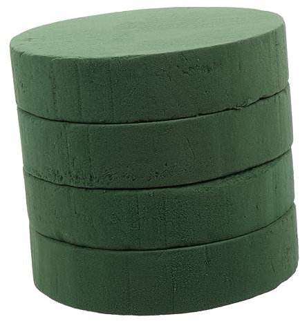 IWOWHERO 12piezas Bloques Redondos De Barro Floral Para Arreglos De Flores Para Manualidades y Decoraciones De Bodas