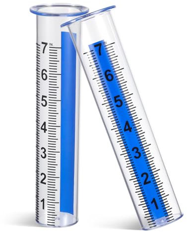 BESPORTBLE Pluviómetro Para Césped y Jardín 2 De Medidor De Digital Resistente Exterior