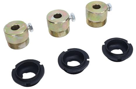 3Pcs Freewheel Adapter Kit Set Connector Adaptor Steel Connector Adapter for Bike Cycling Bicycle, Cassettes Freewheels