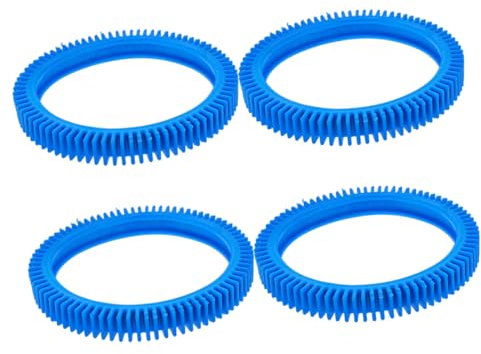 Gatuida 4stücke Allzweck-Reifen Für Poolreinigung Ersatzteile Zubehör Aus Gummimaterial Passend Für Poolreinigungsgeräte Verschleißfest Und Langlebig