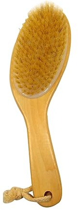 BATHVEVE Spazzola Da Bagno in Legno Spazzola Esfoliante Con Setole Per Massaggi Corpo e Doccia Rimuove Cellule Morte Stimola Circolazione