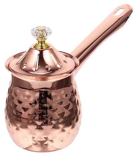 VICASKY Stainless Steel Turkish Coffee Pot Milk Pot for Household Use for Kitchen for Making Turkish Coffee Heating Milk
