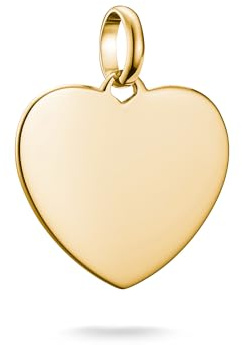 THOMAS SABO Charm Club Connect Charm-Anhänger Coin und Herz Recyceltes 925 Silber