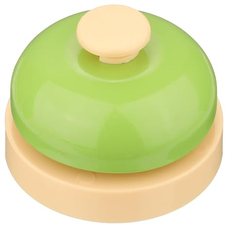 sourcing map Desk Call Bells, 2.52 Front Desk Service Bell for Office, Hotel, Classroom, Dinner, Restaurant, Party, Pet Training, Green