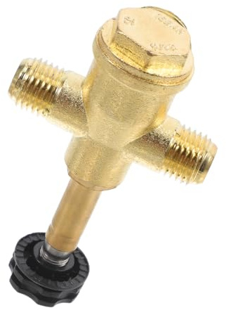 Vaguelly Threaded Air Compressor Check Valve Zinc Alloy Non-Return Safety Accessory for Tube Connector Corrosion Resistant Pneumatic Compressor Valve Replacement with Easy Installation