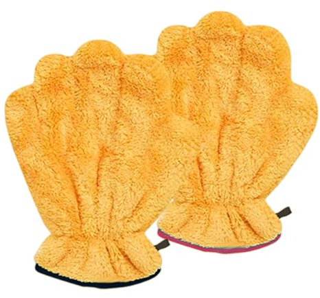 Badetuch für Hunde,Schnelltrocknender Und Weicher Waschbarer Korallenfleece Handschuh | Badetuch Handschuh - Für Zuhause Innenbereich Außenbereich Fellpflege Baden Waschen Kaninchen Kätzchen Welpe Tie