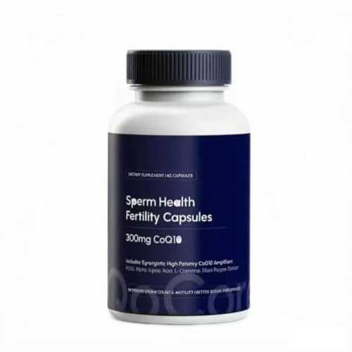 Fertilitetstillägg för män, stöd före befruktning | Spermieral, rörlighet och styrka - med CoQ10 Antioxidant Formula
