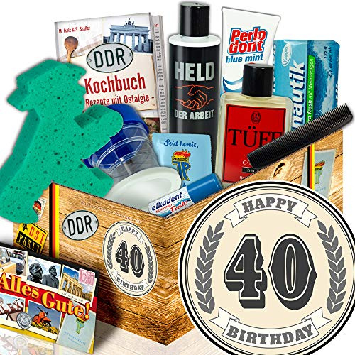 40. Geburtstag/Pflege Set DDR für Männer / 40. Geburtstag