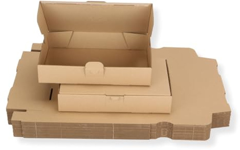 30 St. Maxibriefkarton 240 x 160 x 45 mm DIN A5 braun Warensendung Faltkarton, Warenpost, Klappdeckelkarton