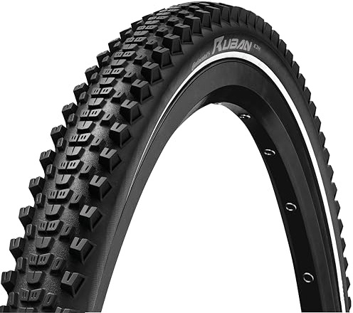 Continental Ruban Tire – Drahtreifen, Draht, Schwarz/Reflex SL, PureGrip, E25 | 69,8 cm oder 29' Größen