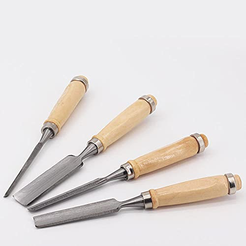 Formones Para Madera Gubias Para Tallar Madera Herramienta Digging Talla De Madera Herramientas De Tallado En Madera Con Madera Hecha A Mano De Madera De Madera Base Se Ha Usado-Tanque De Excavación -