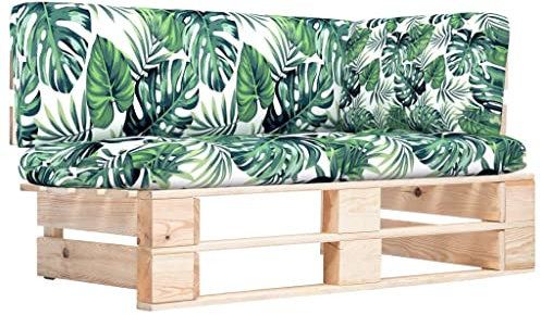 vidaXL Kiefernholz Imprägniert Garten Ecksofa Gartensofa Palettensofa Sofa Lounge Einzelsofa Palettenmöbel Gartenmöbel Terrasse Outdoor