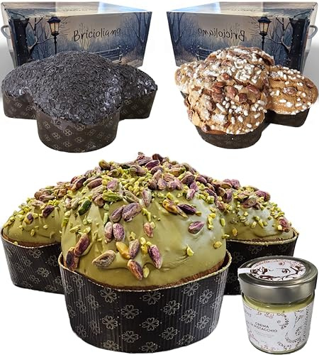 Colomba Pasquale Artigianale 1kg - Colomba Classica, al Pistacchio, al Cioccolato - Dolce Pasquale. (PISTACCHIO)