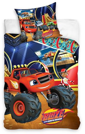 Carbotex Babybettwäsche Blaze und die Monster Maschinen 100x135 cm