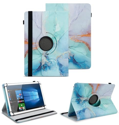 NAUC Tablet Schutzhülle kompatibel mit Telekom T Tablet 10,4 Zoll Hülle 360 Grad Drehbar Tasche für Tablets ultradünne Kunstleder Tablethülle Standfunktion 360° Drehbar Tablet Case, Farben:Motiv 22
