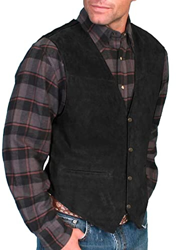 ZDSUHYIW Elegante chaleco de pana para hombre, chaleco de traje de espiga, chalecos de negocios, chalecos sin mangas, chalecos de negocios, bodas, hombres, formal, boda, fiesta, algodón, clásico,